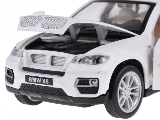 Auto metallo BMW X6 giocattolo scala 1:32