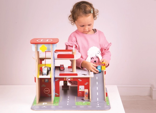 Garage con Parcheggio di Bigjigs Toys