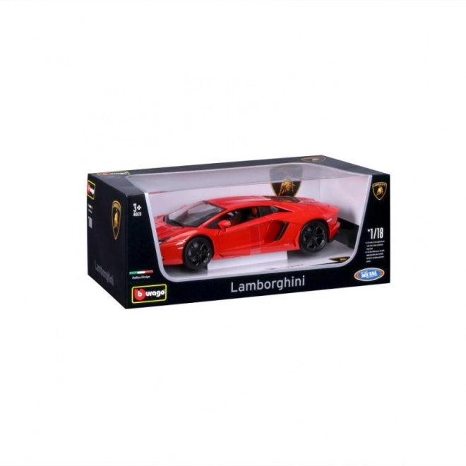 Lamborghini Aventador LP700-4 Plus in metallo arancione metallizzato