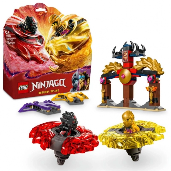 Zechi NINJAGO Smocze Spinjitzu - Set da battaglia