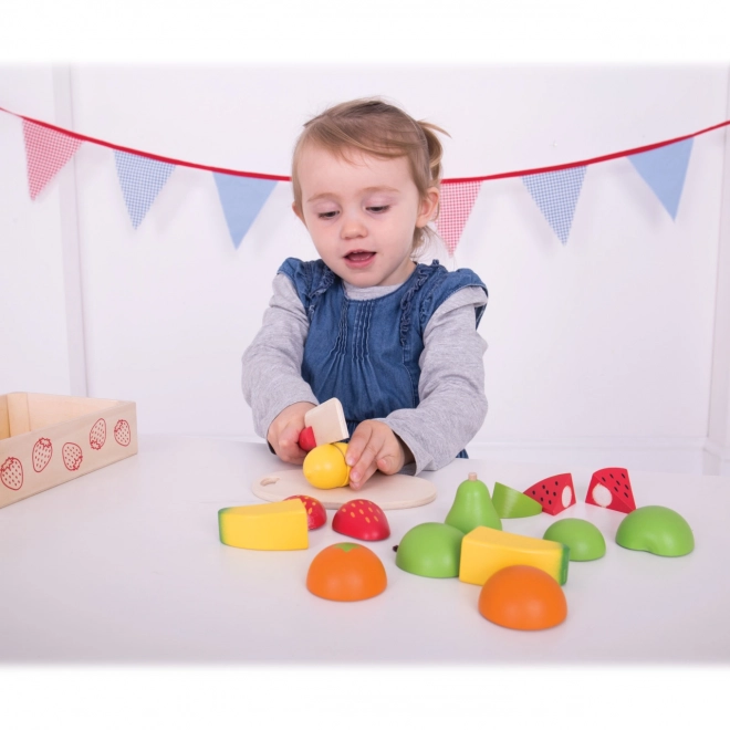 Frutta da Tagliare in Scatola di Bigjigs Toys