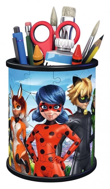 Puzzle 3D RAVENSBURGER: Ladybug e Chat Noir Portapenne