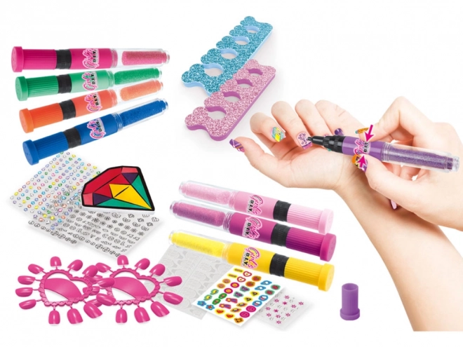 Set per la Decorazione delle Unghie per Bambine