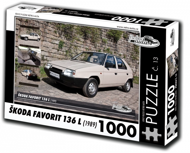 Puzzle Škoda Favorit 136 L 1989