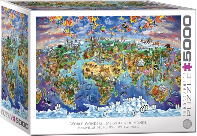 Puzzle Eurographics Meraviglie del Mondo 5000 Pezzi