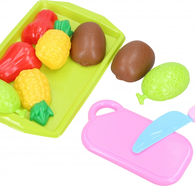 Set per tagliare la frutta con vassoio 21 × 14 cm