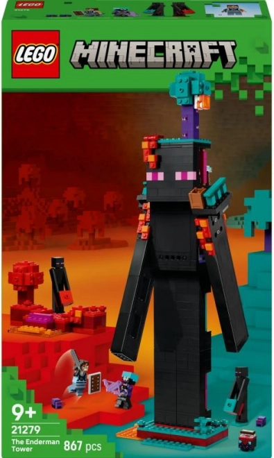 Costruzione LEGO Minecraft Base dei Saccheggiatori e Distruttore