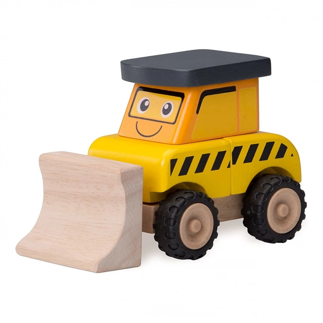 Bulldozer in legno per bambini