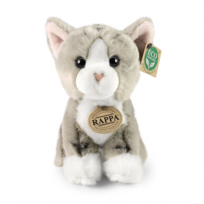 Gatto di peluche grigio 18 cm ECO-FRIENDLY