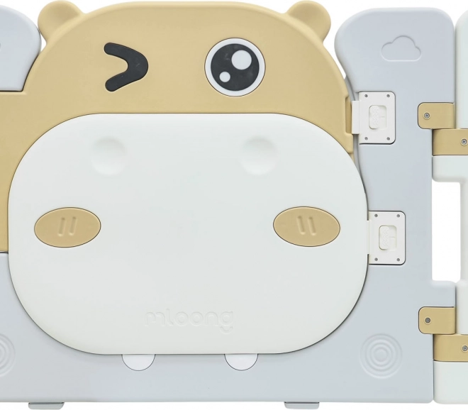 Box per bambini Modulo Ippopotamo marrone