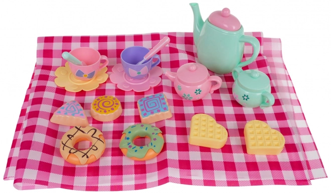 Set picnic bambini con accessori e cestino