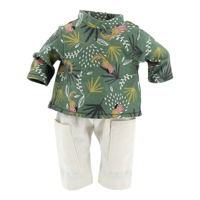 Camicia elegante con stampa naturale