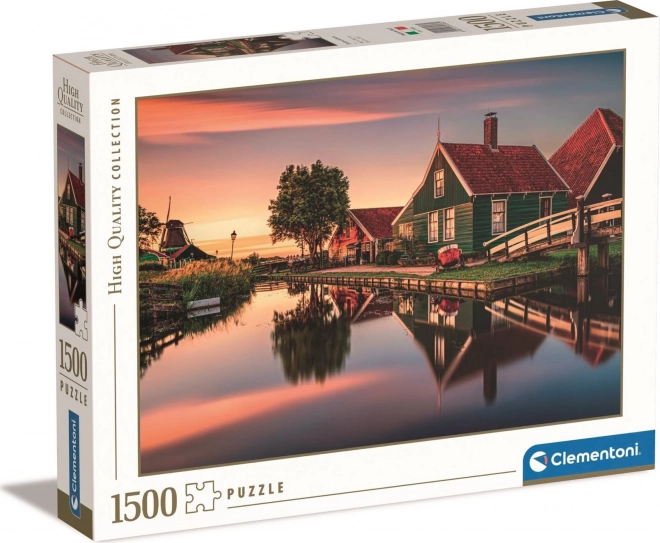 Puzzle Clementoni Villaggio Zaanse Schans 1500 pezzi