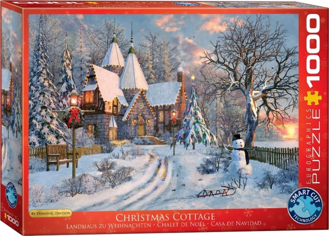 Puzzle Eurographics casetta di Natale 1000 pezzi