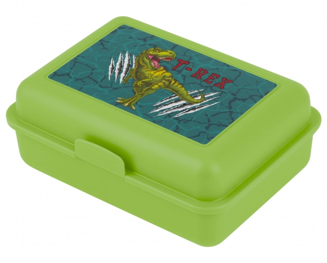 Scatola per Merenda T-Rex Verde