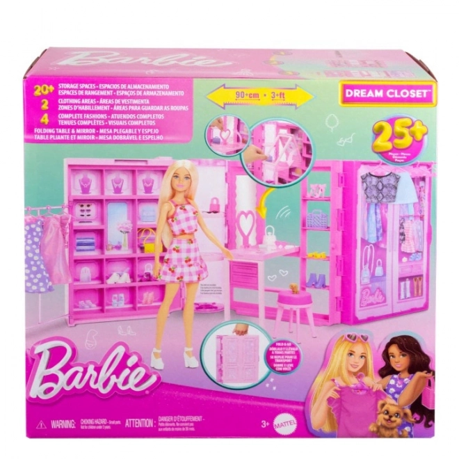 Armadio dei sogni di Barbie con vestiti