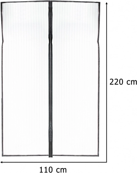 Zanzariera Magnetica Per Porte LUARO 110x220 cm