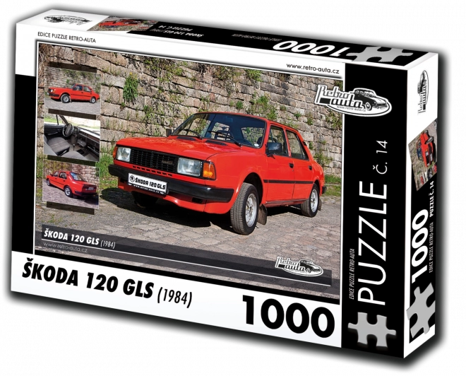 Puzzle d'epoca Škoda 120 GLS (1984) 1000 pezzi