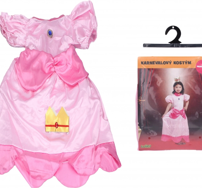 Costume di carnevale principessa rosa M (110–120 cm)