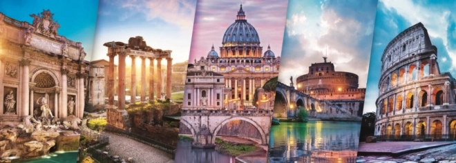 Puzzle panoramico Viaggio in Italia 500 pezzi