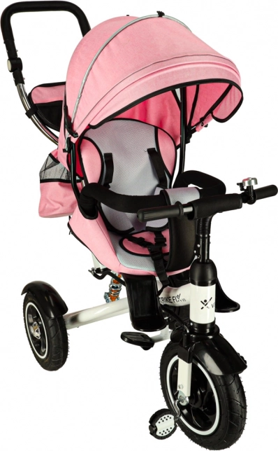 Triciclo per bambini Trike Fix V3 con sedile girevole e tettoia