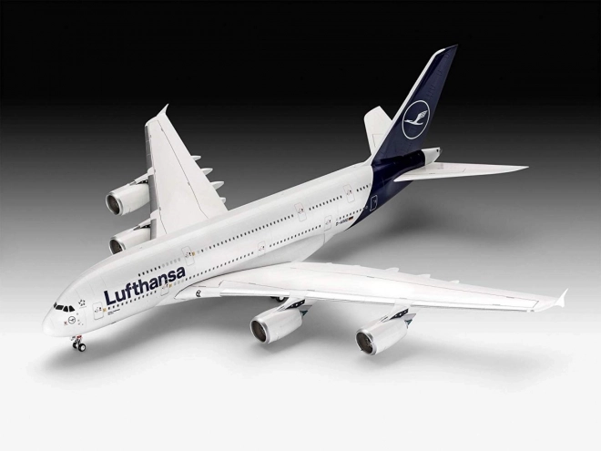 Modello in plastica Airbus A380-800 Lufthansa nuova livrea