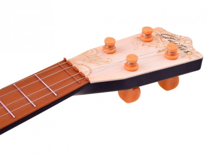 Chitarra giocattolo per bambini con corde metalliche – chiaro