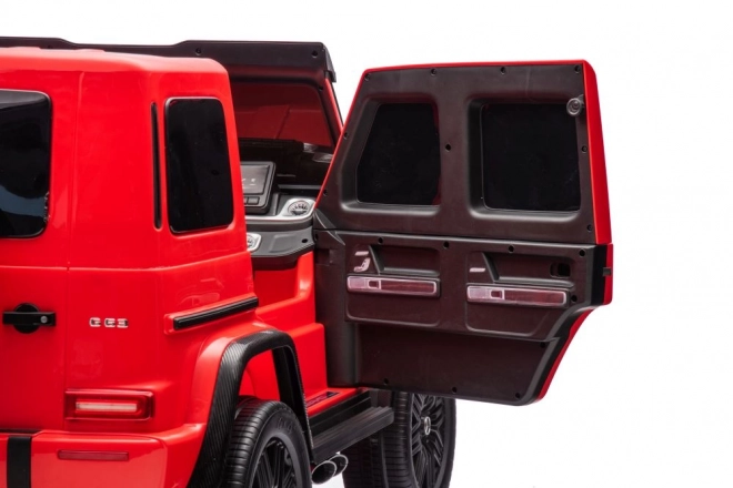 Auto elettrico a batteria per bambini Mercedes G63 XXL rosso 4x4