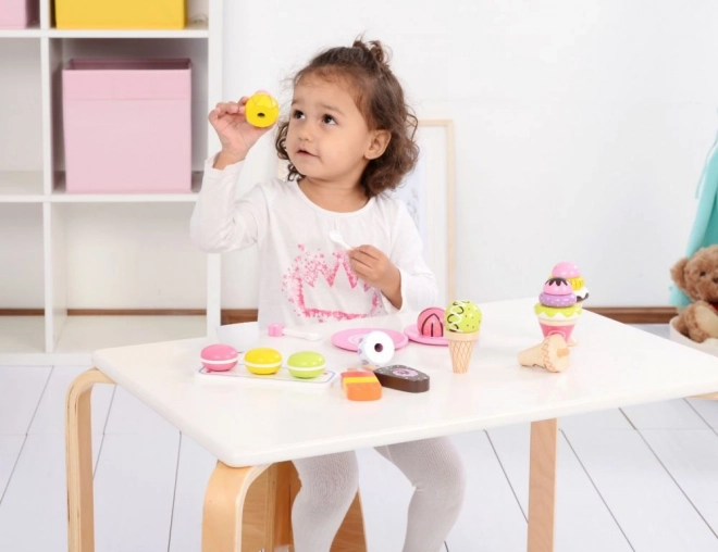 Set di Gelati in Legno per Bambini