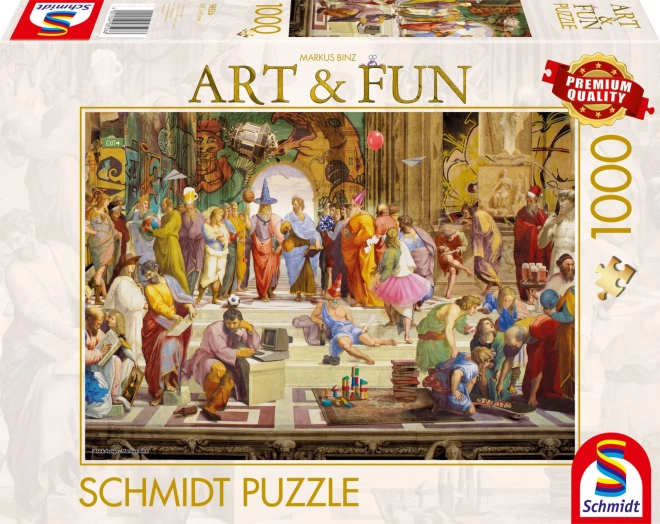 Puzzle SCHMIDT Art&Fun: Scuola di Atene 2024, 1000 pezzi