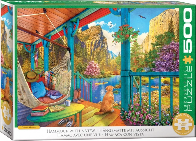 Puzzle EUROGRAPHICS amaca con vista XL 500 pezzi