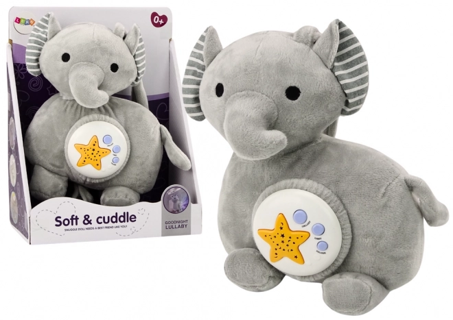 Peluches Proiettore Elefante Grigio