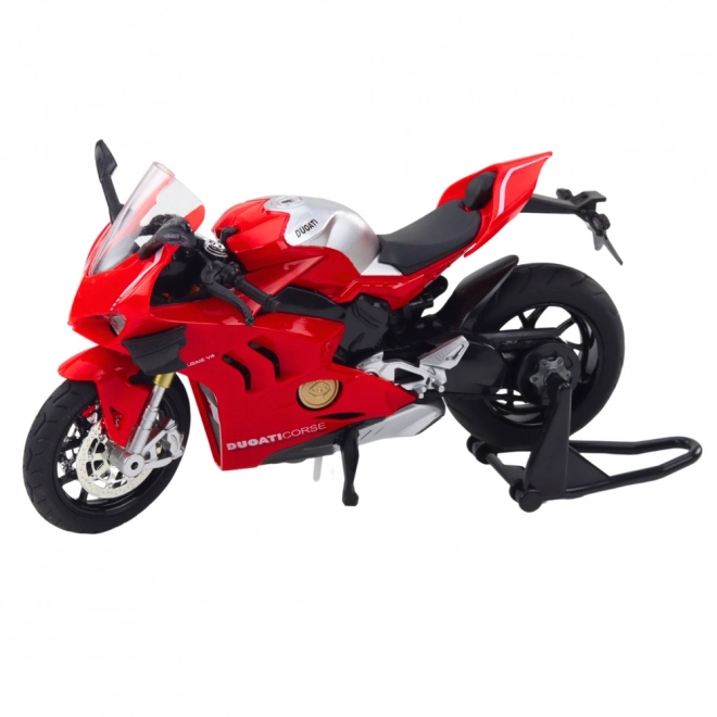 Moto sportivo in metallo con luci e suoni rosso 1:12
