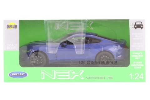 Modello Ford Mustang GT 2015 in scala 1:24