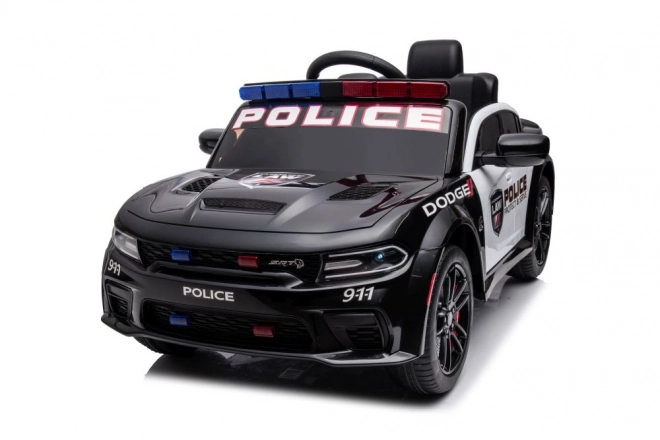 Auto a batteria Dodge Charger della polizia nero