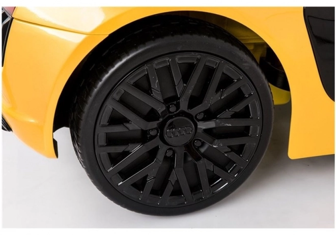 Auto elettrica per bambini Audi R8 Spyder Giallo