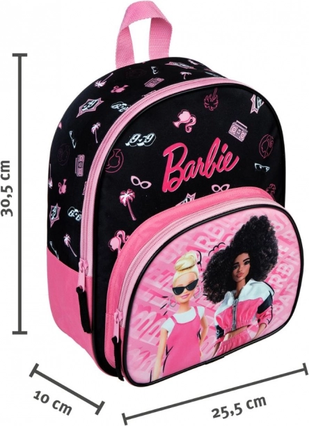 Zaino per bambini Barbie rosa-nero