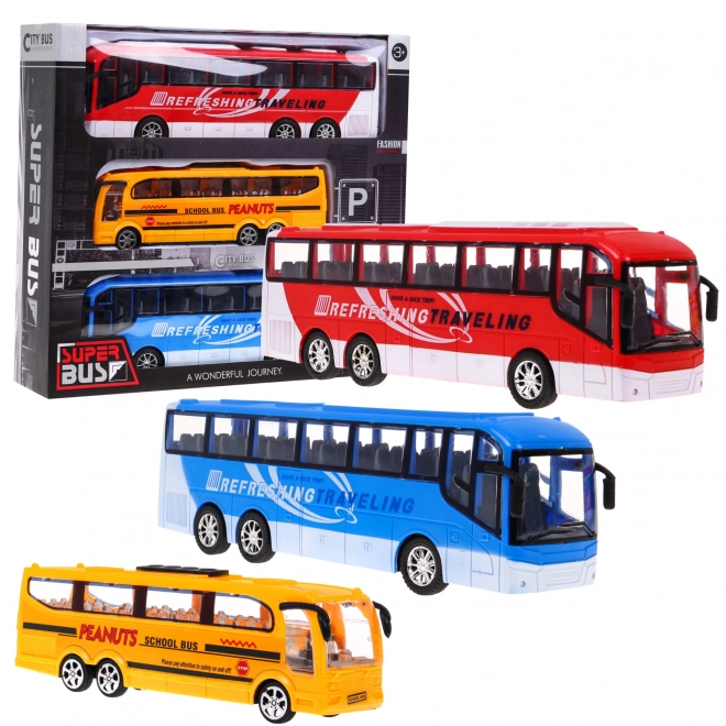 Set di autobus per bambini 3+