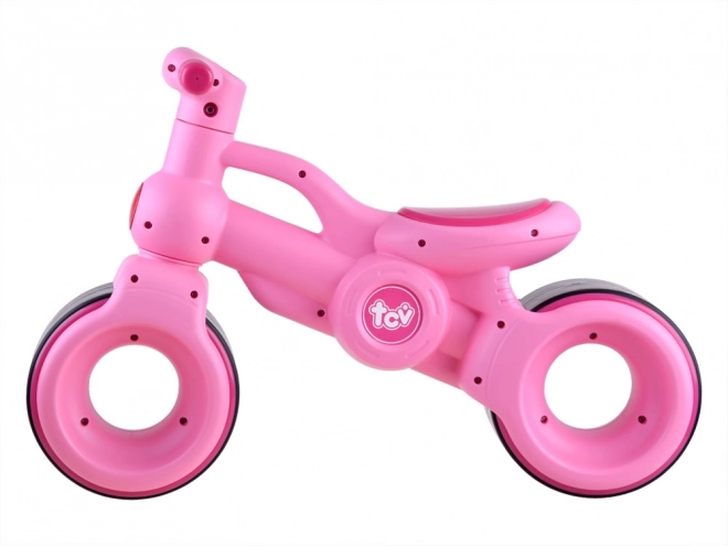 Bicicletta senza pedali rosa per bambina