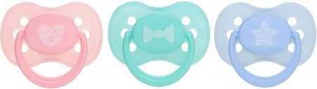 Canpol babies Ciuccio 6-18m in silicone ciliegina PASTELS