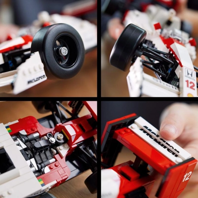 Replica LEGO Icons McLaren MP4/4 con Ayrton Senna