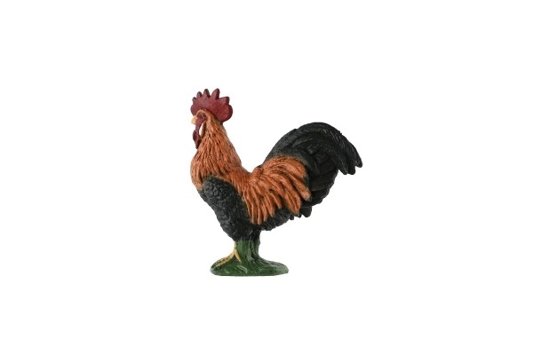 Gallo domestico in plastica 5cm