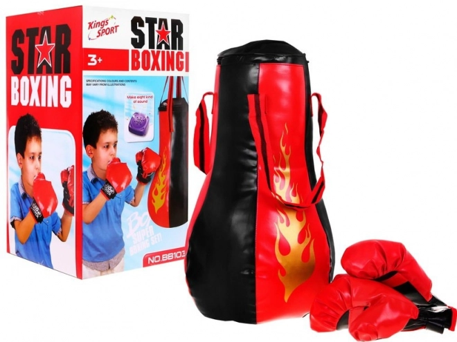 Set da boxe interattivo per bambini 3+ con punching ball e guanti