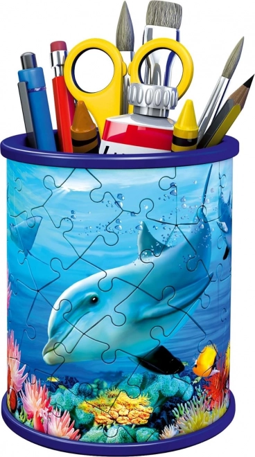 Puzzle 3D supporto mondo sottomarino 57 pezzi