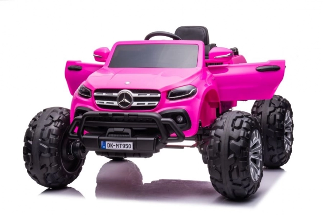 Auto a batteria rosa BARBIE Mercedes