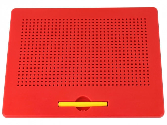 Lavagna Magnetica Educativa Rossa con Sfere e Modelli