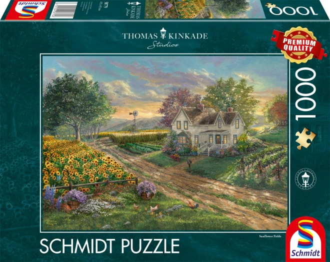 Puzzle Campo di Girasoli 1000 Pezzi