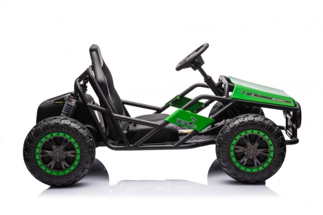 Auto elettrica per bambini Buggy Verde 24V