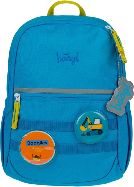 Zaino Buddy con motivo escavatore