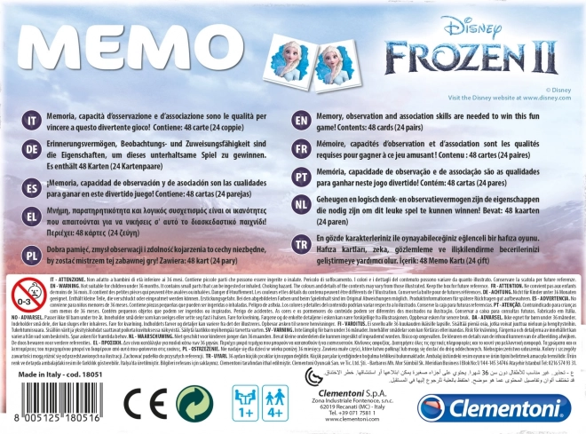 Pexeso Frozen II CLEMENTONI